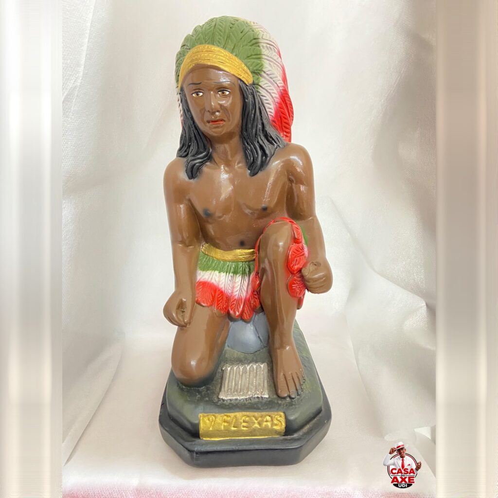 Caboclo 7 Flechas - Imagem 40 cm | Casa do Axe Udi