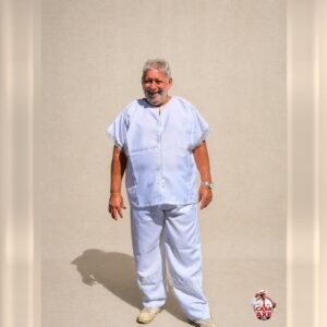 Conjunto Masculino Branco Liso 2 peças | Casa do Axe Udi