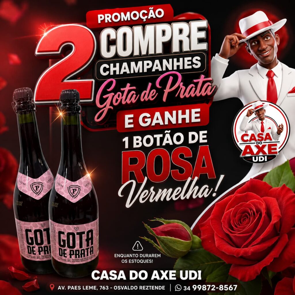KIT 2 CHAMPANHE ROSE GANHA 1 ROSA VERMELHA ENQUANTO DURAREM OS ESTOQUES