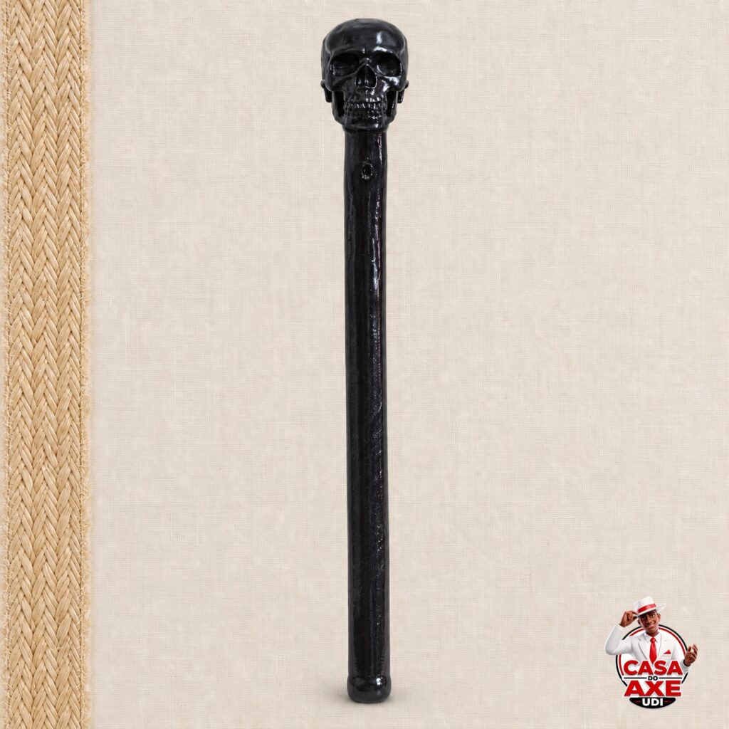 Bastão Preto com Caveira | Casa do Axe Udi