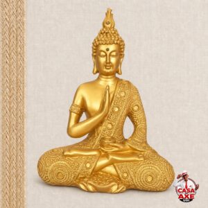 Imagem de Buda Dourado Sentado | Casa do Axe Udi
