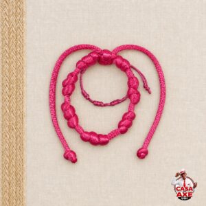 Pulseira Rosa de Sete Nós | Casa do Axe Udi
