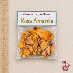 Banho - Rosa Amarela desidratada - pacote | Casa do Axe Udi