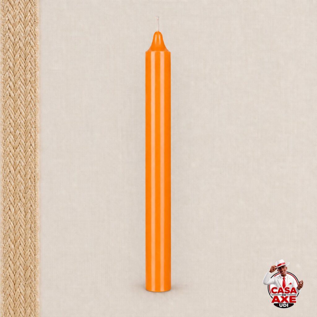 Vela Palito nº 21 - Laranja - unidade | Casa do Axe Udi