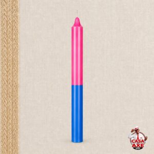 Vela Palito nº 16 - Rosa e Azul - unidade | Casa do Axe Udi