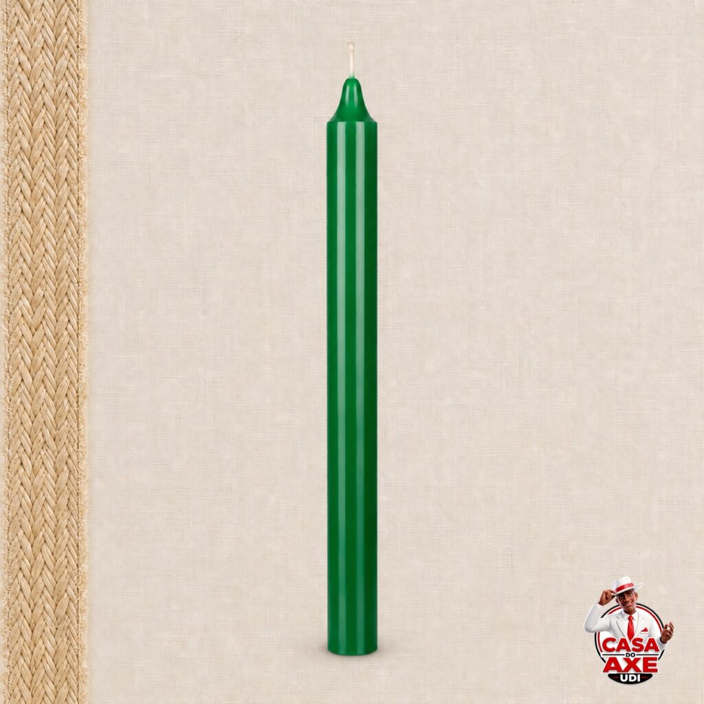 Vela Palito nº 21 - Verde - unidade | Casa do Axe Udi