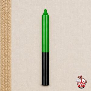 Vela Palito nº 21 - Verde e Preta - unidade | Casa do Axe Udi