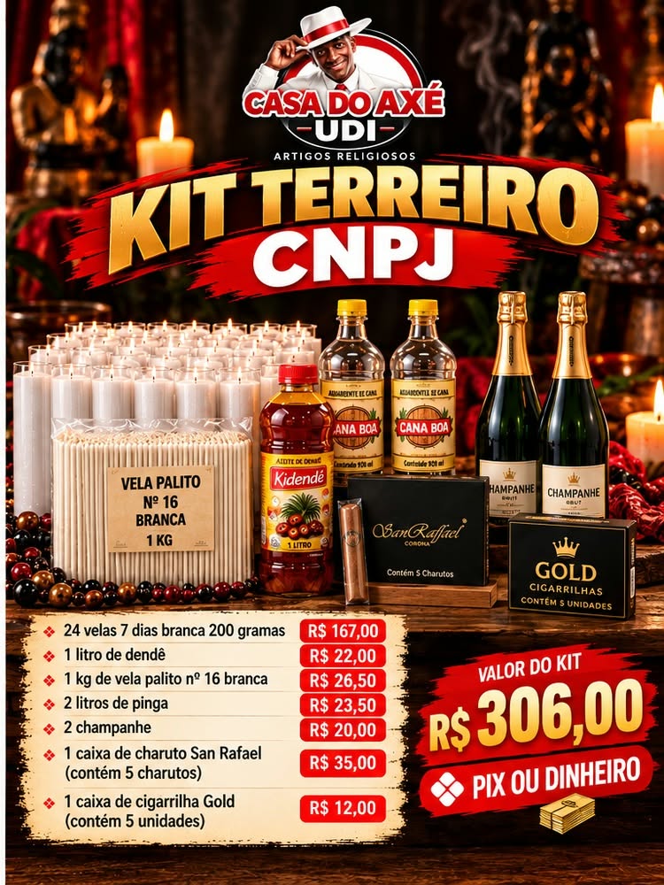Kit Terreiro CNPJ