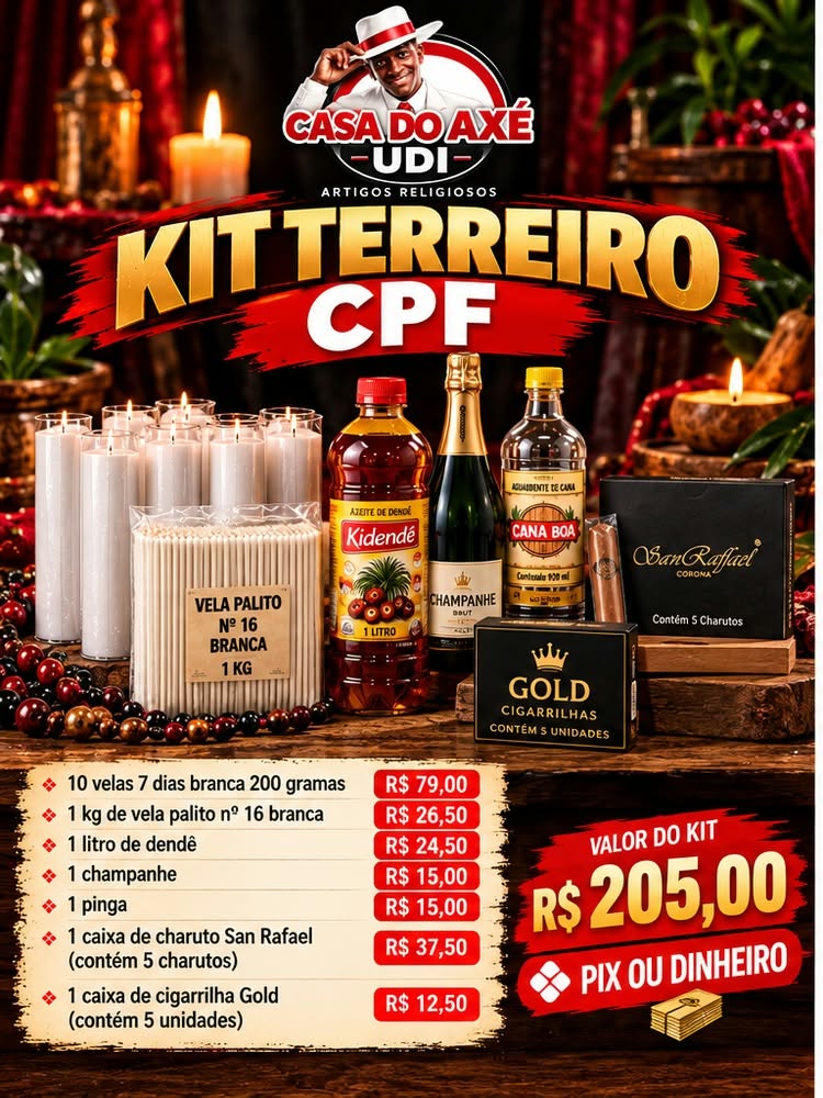 Kit Terreiro CPF