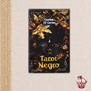 Baralho - Tarot Negro 22 Cartas | Casa do Axe Udi